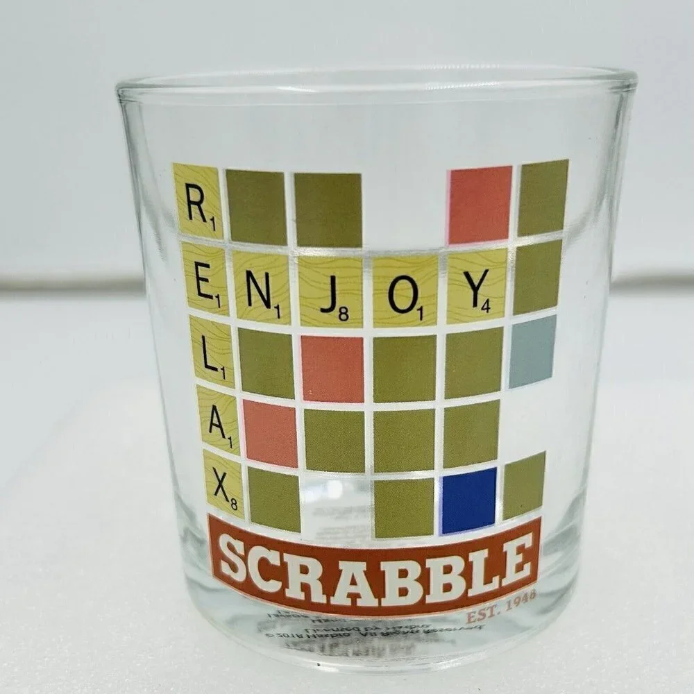 Hasbro Gaming Drinking Glass Set of 4 Twister Candy Land Scrabble Monopoly NIB - Picture 7 of 8